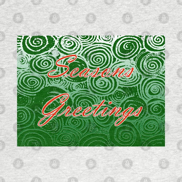 Seasons Greetings Swirls by BlakCircleGirl